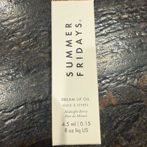 Summer Fridays Semi-Sheer Lip Oil in Midnight Berry
